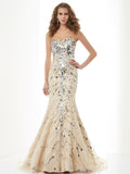 Mermaid Sweetheart Satin Sleeveless Dress - Chloe Dress