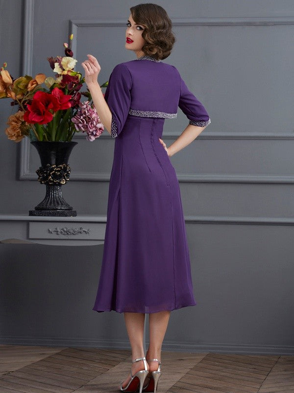A-Line Spaghetti Strap Chiffon Sleeveless Mini Dress - Chloe Dress