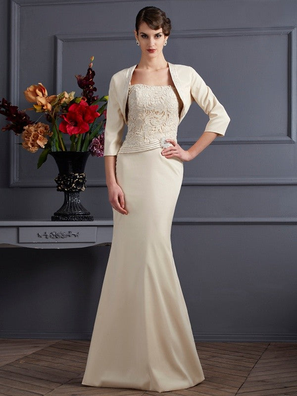 Sheath Square Neck Satin Sleeveless Dress - Chloe Dress
