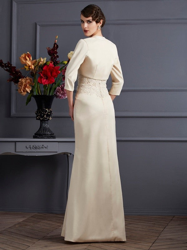 Sheath Square Neck Satin Sleeveless Dress - Chloe Dress
