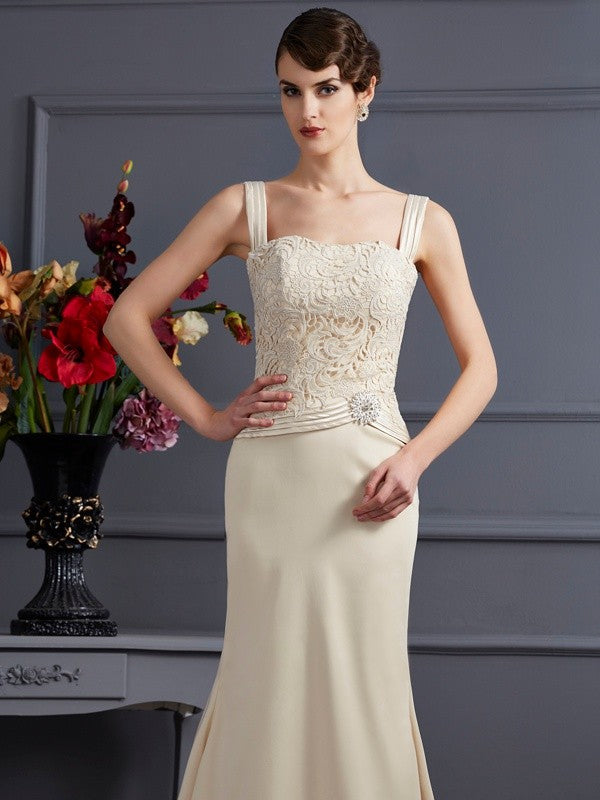 Sheath Square Neck Satin Sleeveless Dress - Chloe Dress