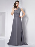A-Line Chiffon Sleeveless Dress - Chloe Dress