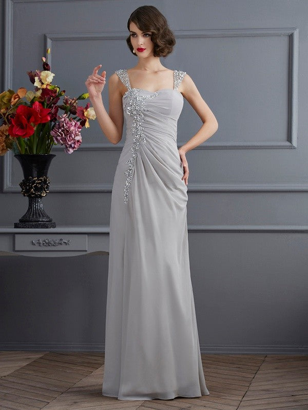 Mermaid Chiffon Sleeveless Dress - Chloe Dress