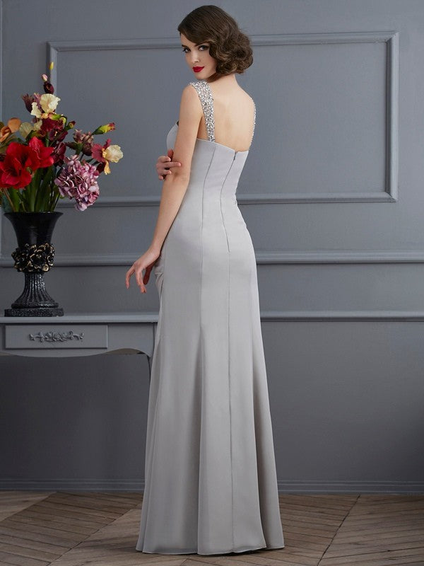 Mermaid Chiffon Sleeveless Dress - Chloe Dress