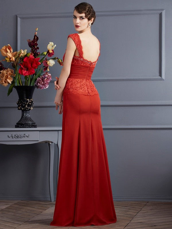 Sheath Chiffon Sleeveless Dress - Chloe Dress