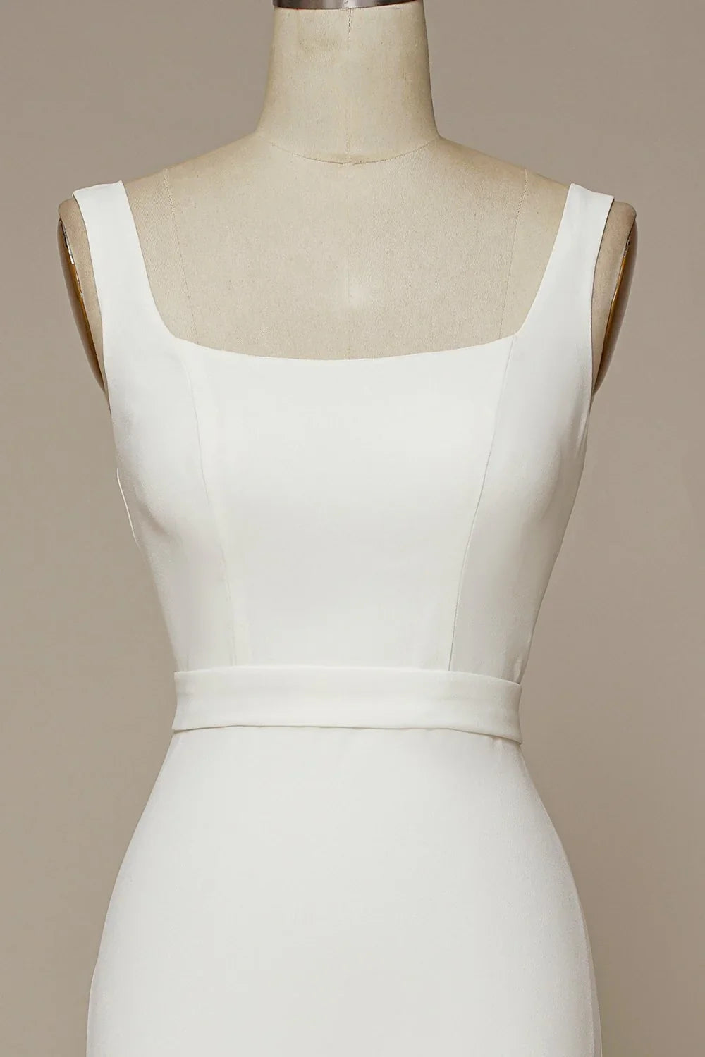 Square Neck Wedding Dress - Chloe Dress