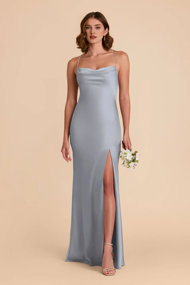 A-Line High Slit Wedding Dress - Chloe Dress