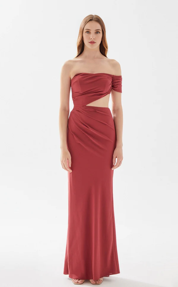 A-Line Floor-Length Evening Dress - Chloe Dress