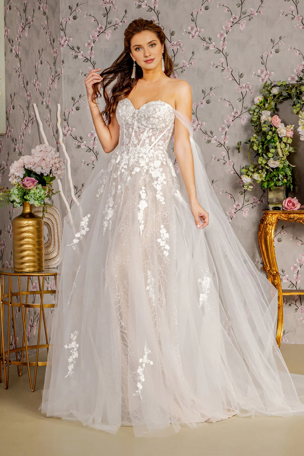 Lace-Up Back Wedding Dress - Chloe Dress