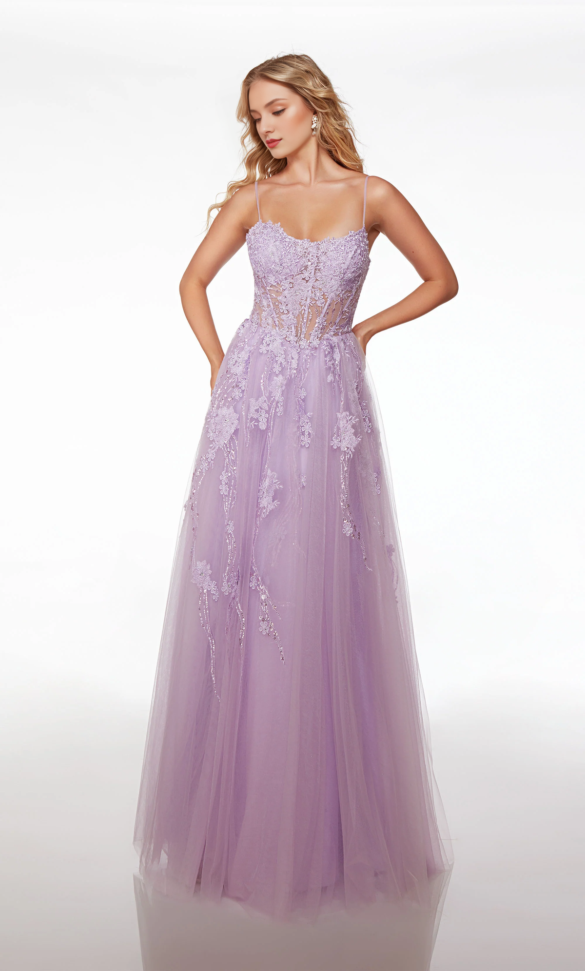 A-Line Chiffon Evening Gown - Chloe Dress