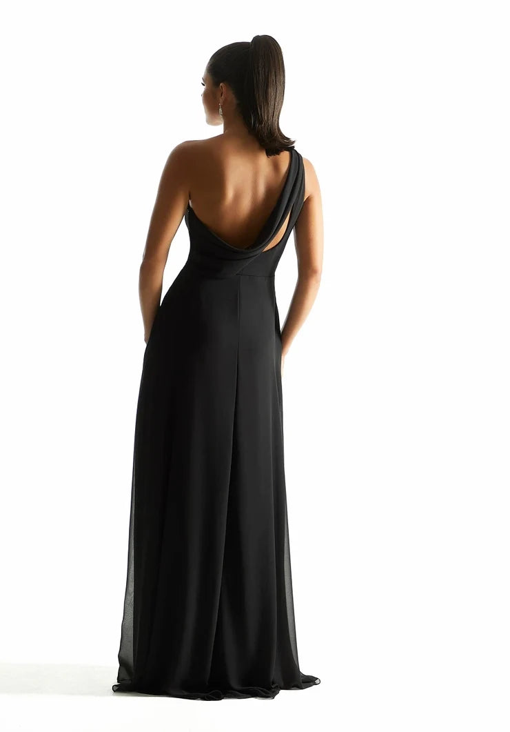 A-Line Chiffon Backless Pleated Wedding Dress - Chloe Dress
