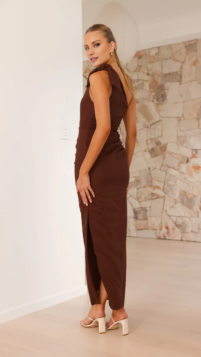 One-Shoulder Sleeveless Prom Dress - Chloe Dress