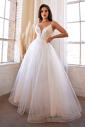 White Long Sleeve Wedding Dress - Chloe Dress