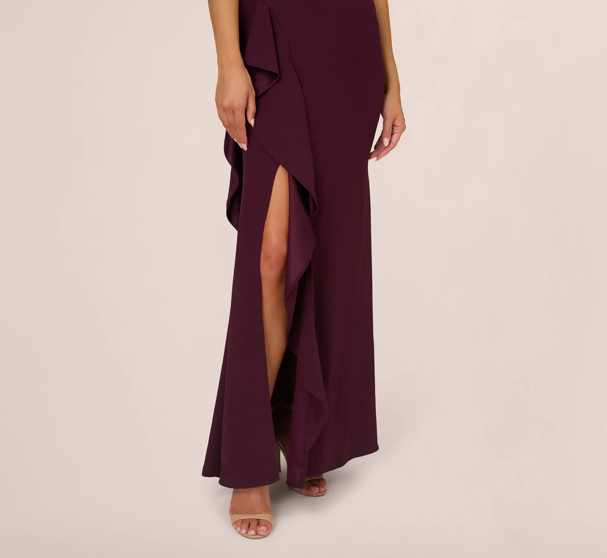 One-Shoulder Satin Prom Dress - Chloe Dress