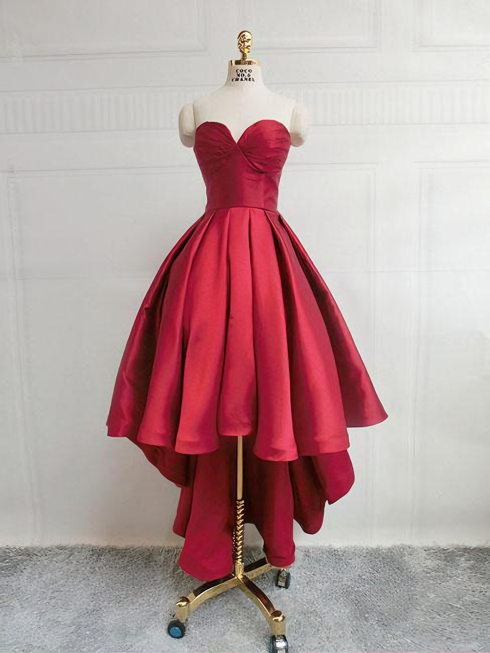 Sweetheart Satin Lace-Up Back Formal Dress - Chloe Dress