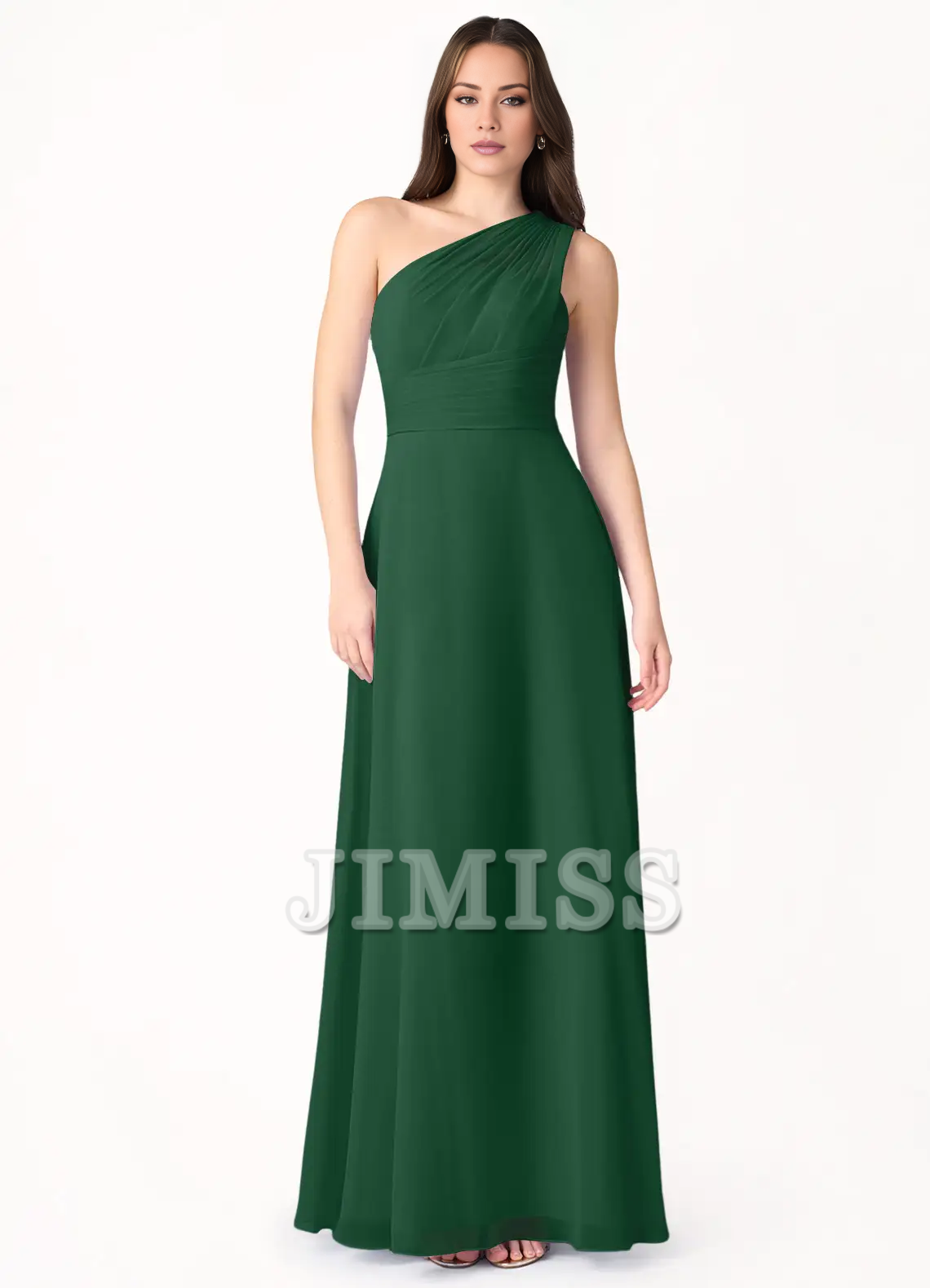 A-Line Chiffon Floor-Length Evening Dress - Chloe Dress
