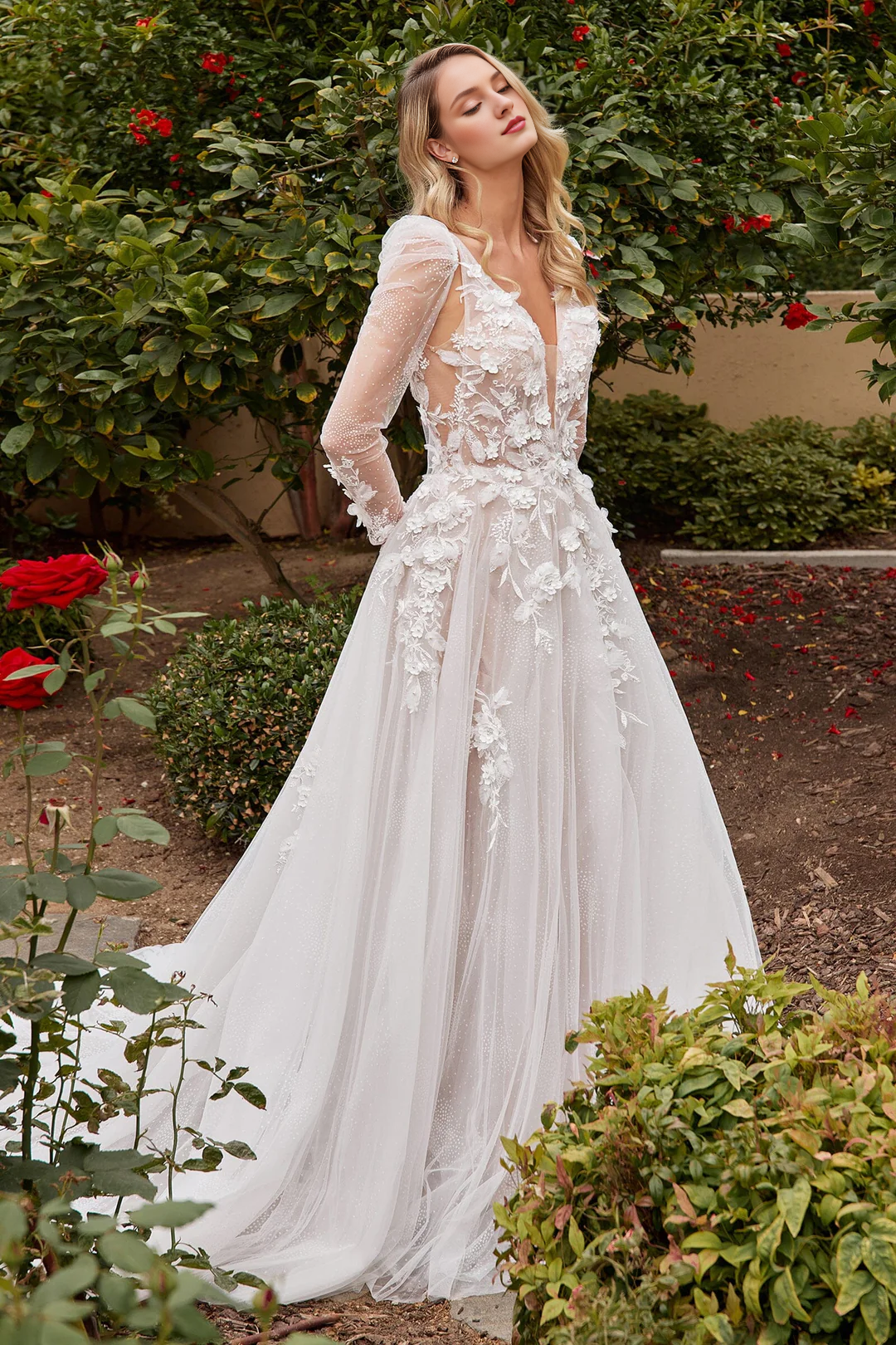 Long Sleeve Wedding Dress - Chloe Dress