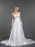 Satin Wedding Dress - Chloe Dress