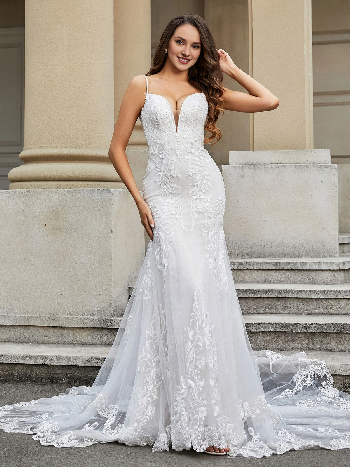 Lace Wedding Dress - Chloe Dress
