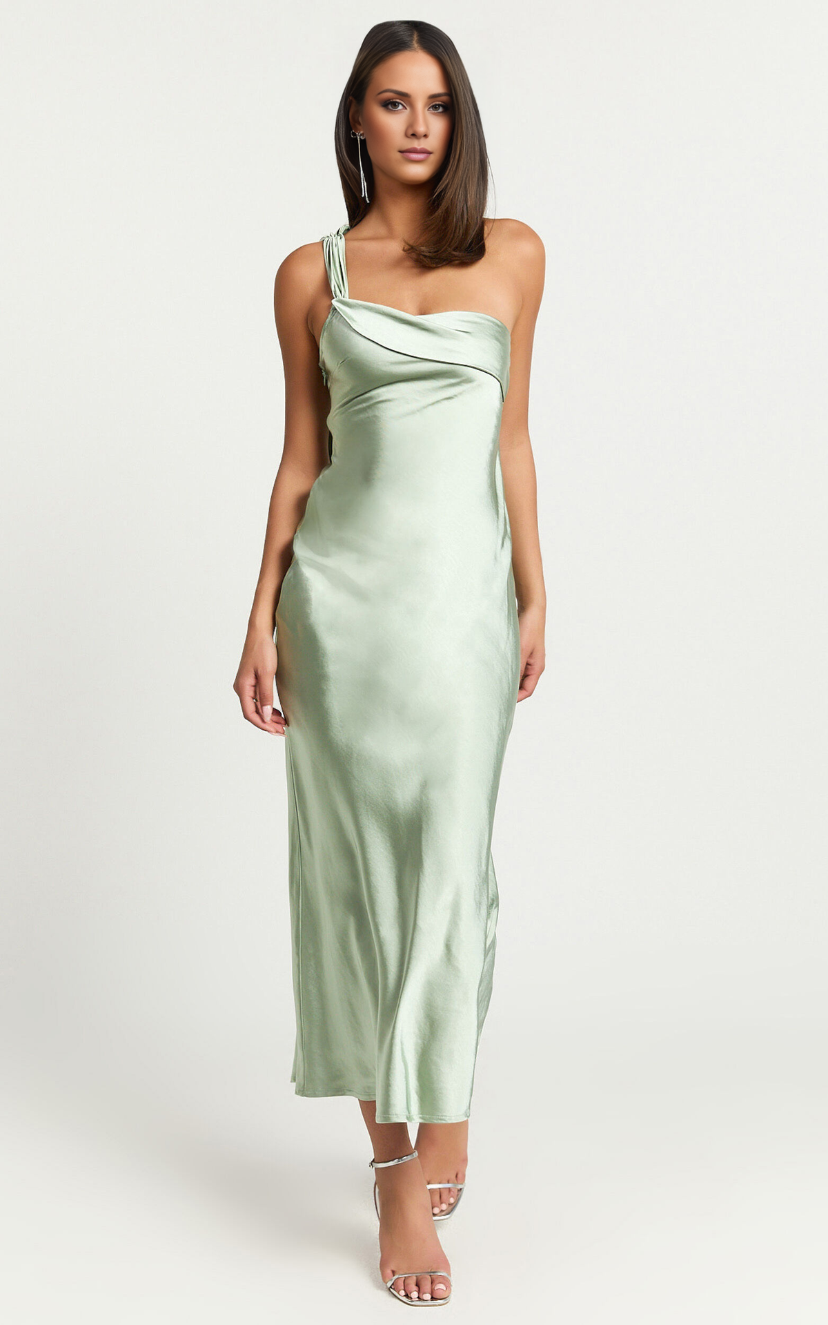 Off-Shoulder Sleeveless Backless Asymmetric Floor-Length Prom Dress - Chloe Dress