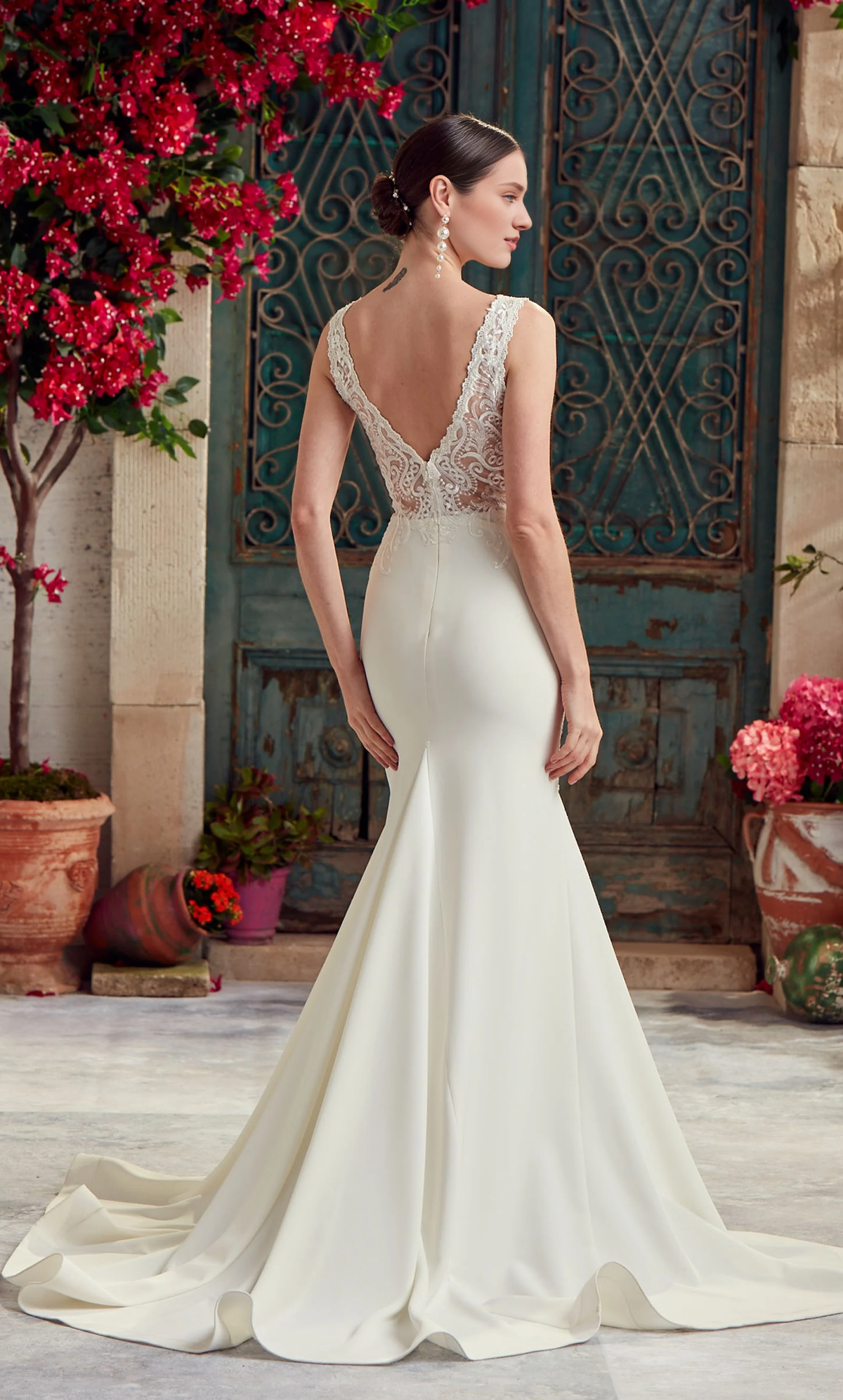 V-Neck Wedding Dress - Chloe Dress