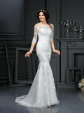 Sheath Lace Wedding Dress - Chloe Dress