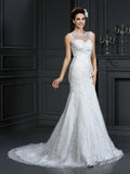Sheath Satin Sleeveless Tea-Length Wedding Dress - Chloe Dress