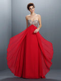 A-Line Sweetheart Chiffon Sleeveless Dress - Chloe Dress