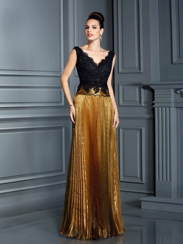 Sheath V-Neck Organza Sleeveless Dress - Chloe Dress