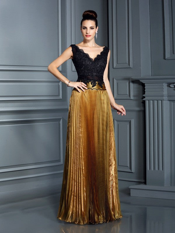 Sheath V-Neck Organza Sleeveless Dress - Chloe Dress