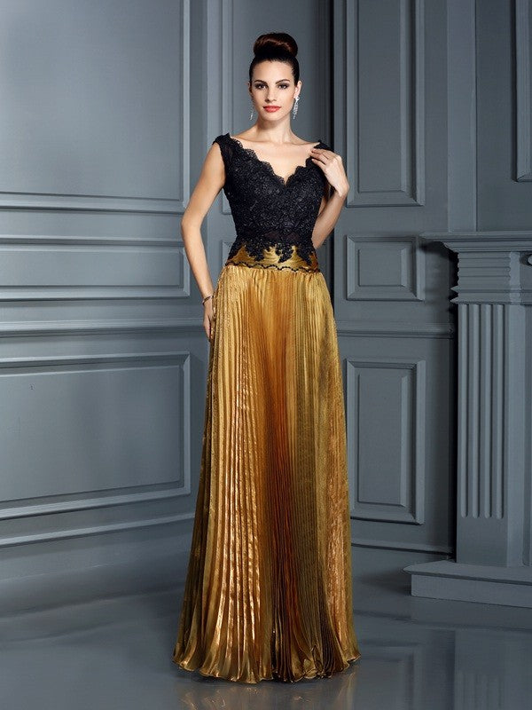 Sheath V-Neck Organza Sleeveless Dress - Chloe Dress