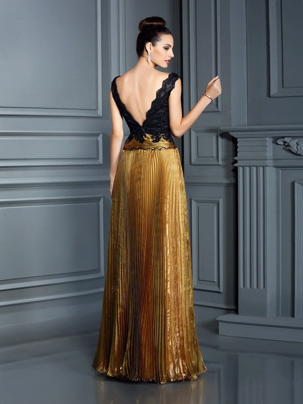 Sheath V-Neck Organza Sleeveless Dress - Chloe Dress
