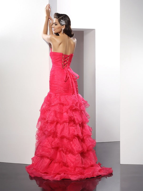 Sheath Sweetheart Organza Sleeveless Dress - Chloe Dress