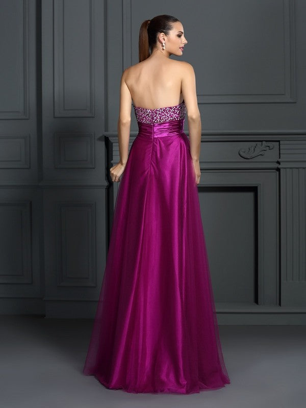 A-Line Sweetheart Satin Sleeveless Dress - Chloe Dress