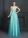 A-Line Sweetheart Satin Sleeveless Applique Dress - Chloe Dress