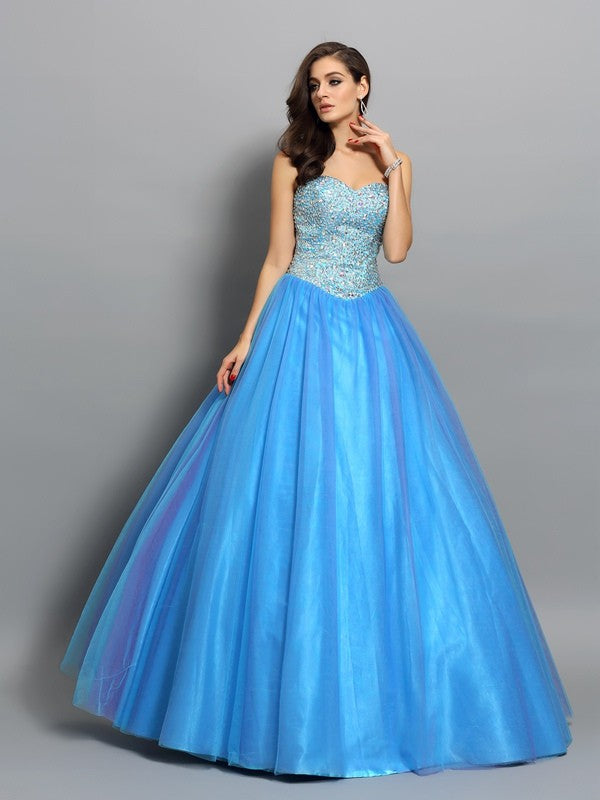 Ball Gown Sweetheart Tulle Sleeveless Gown - Chloe Dress