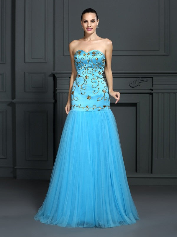 Mermaid Sweetheart Satin Sleeveless Dress - Chloe Dress