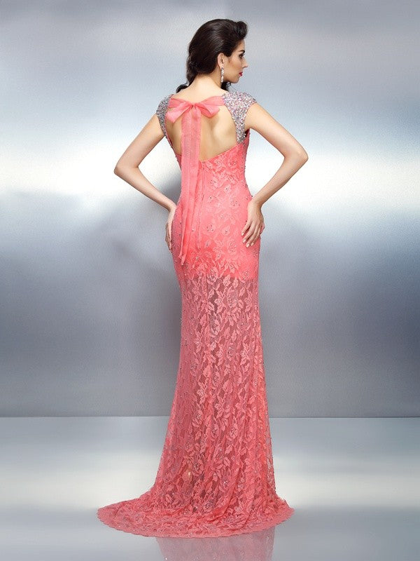 Mermaid Satin Sleeveless Tea-Length Dress - Chloe Dress