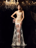 Mermaid Sweetheart Sleeveless Applique Dress - Chloe Dress