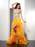 Sheath Sweetheart Organza Sleeveless Dress - Chloe Dress