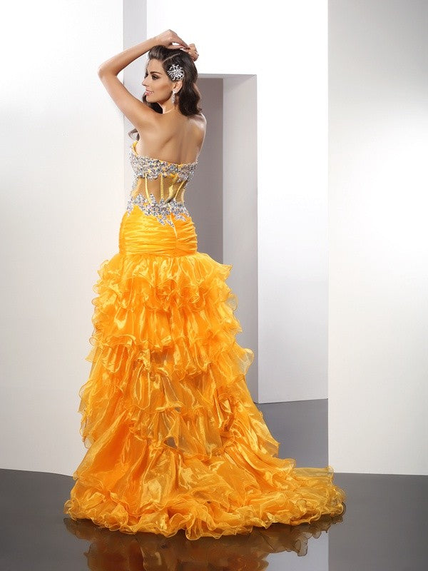 Sheath Sweetheart Organza Sleeveless Dress - Chloe Dress