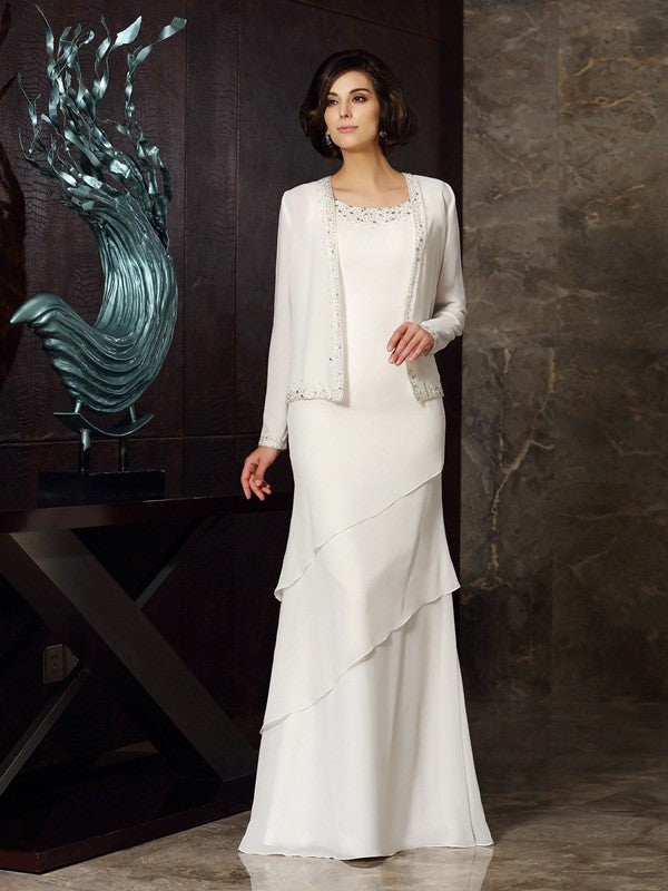 Sheath Chiffon Sleeveless Dress - Chloe Dress