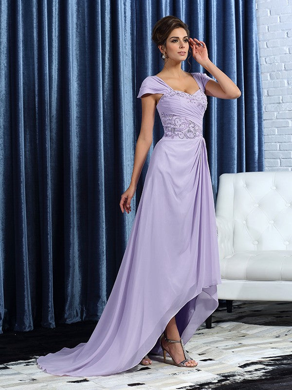 A-Line Chiffon Sleeveless Dress - Chloe Dress