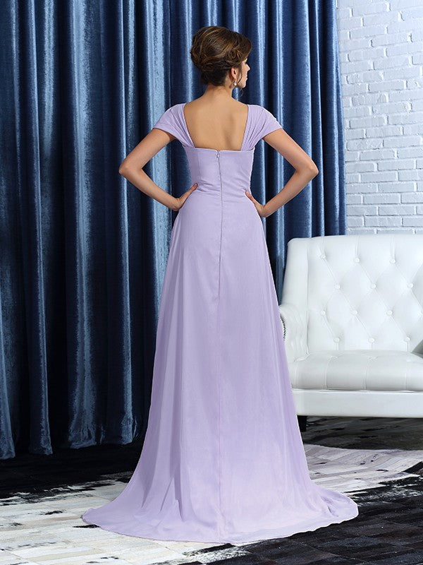 A-Line Chiffon Sleeveless Dress - Chloe Dress