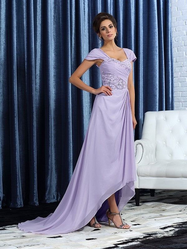 A-Line Chiffon Sleeveless Dress - Chloe Dress