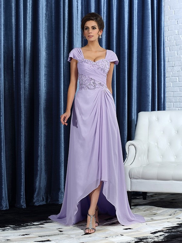 A-Line Chiffon Sleeveless Dress - Chloe Dress