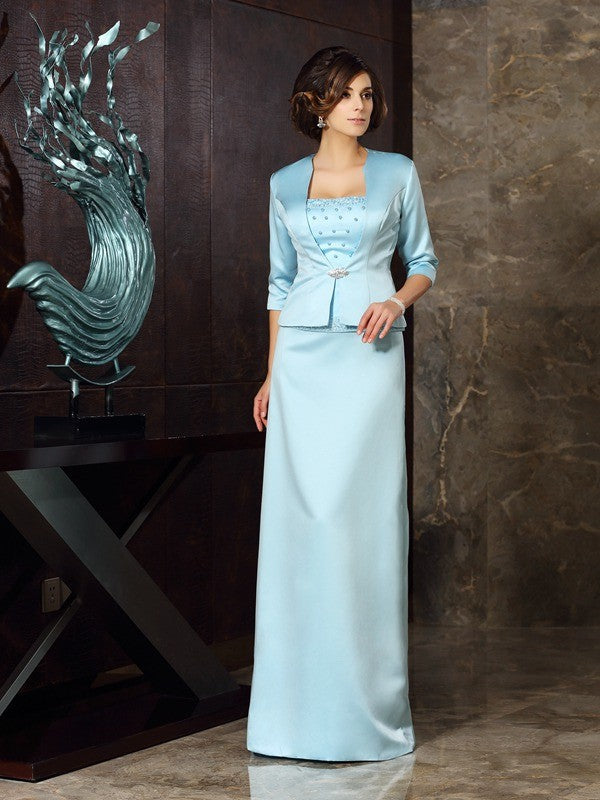 Sheath Strapless Satin Sleeveless Dress - Chloe Dress