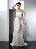Mermaid Strapless Lace Sleeveless Wedding Dress - Chloe Dress