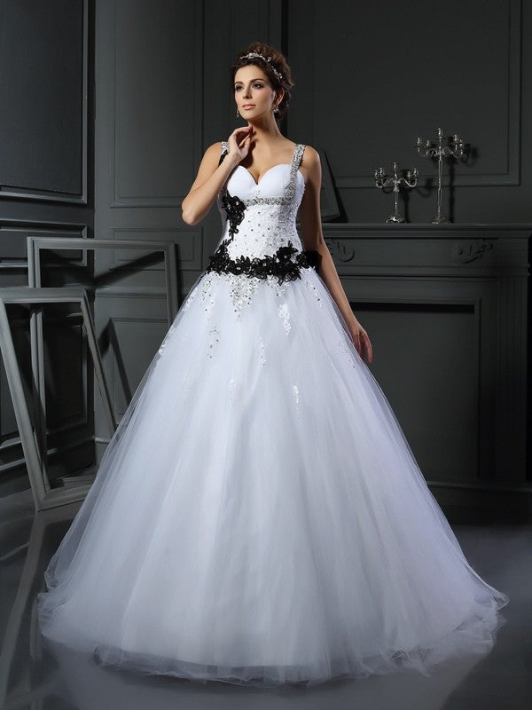 Ball Gown Tulle Sleeveless Wedding Gown - Chloe Dress