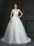 Ball Gown Sweetheart Sleeveless Wedding Gown - Chloe Dress